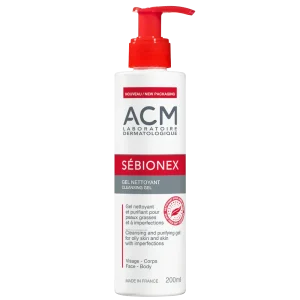 ACM Sébionex Gel Moussant – Nettoyant Purifiant Peaux Grasses