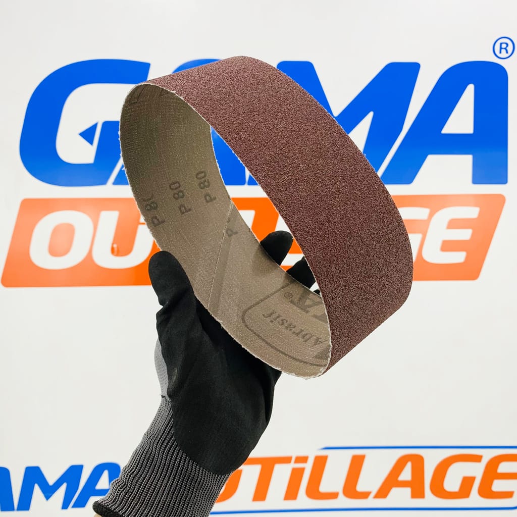 BANDE ABRASIVE EN TOILE 533*75 G80 – Image 5